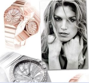 Cindy Crawford Celebrates 20th Anniversary with Omega Watches