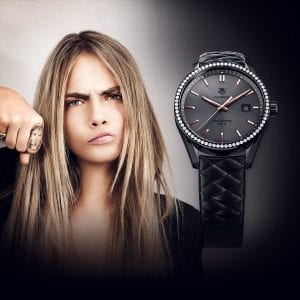 Cara Delevingne Auctions TAG Heuer Watch for Cecil the Lion