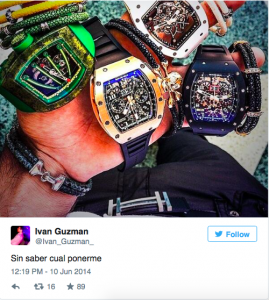 Mexican Drug Lords Flaunt Luxury Watches